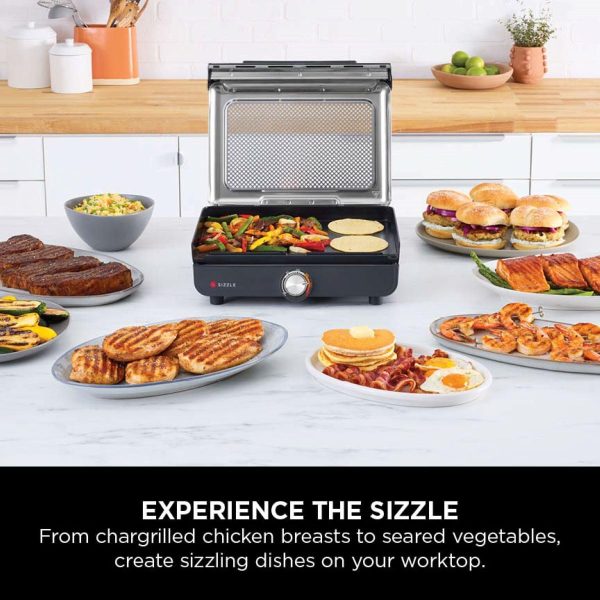 Ninja Sizzle Electric Indoor Grill & Flat Plate