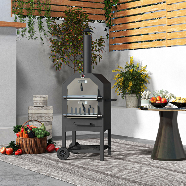 Outsunny 2-in-1 Outdoor Pizza Oven - Cash Alternative £110